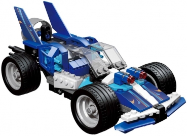 Linoos LN2023 Pullback Racer blau