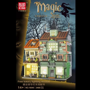 Mould King 16040 Magic Magischer Buchladen mit LED