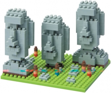 nanoblock NBH-009 Moai-Statuen auf der Osterinsel